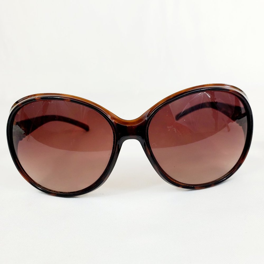 Classic Oversized Tortoise Oval Shades Polarized Brown Lens Sunglasses ES1090